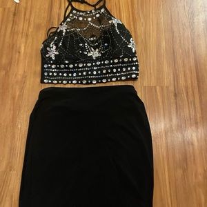 Black two piece set